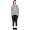 SEE BY CHLOÉ Grey Lace Up Sweater