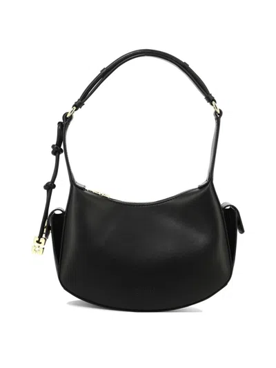 Ganni "swing" Shoulder Bag In Black