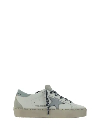 Golden Goose Trainers In Optic White/gray Dawn/orchid Hush/a