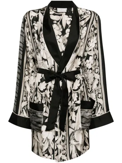 Pierre-louis Mascia Printed Kimono Clothing In Multicolour