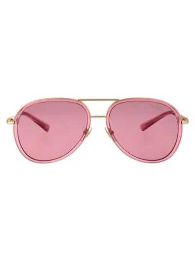 Versace Sunglasses In 100284 Pink Transparent
