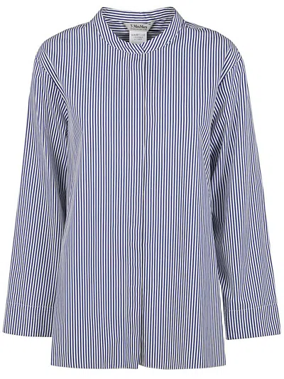 's Max Mara Swallow Striped Shirt Clothing In Blue