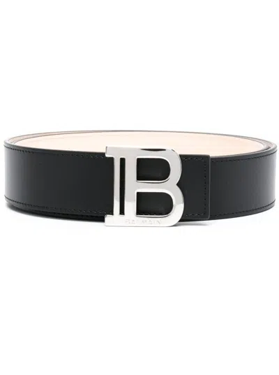 Balmain "b-belt" Belt In Black