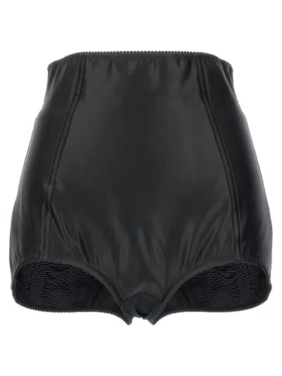 Dolce & Gabbana Back Zipped Culottes In Black