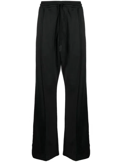 Marcelo Burlon County Of Milan Black Cotton Blend Pants