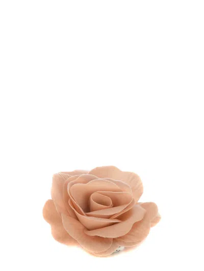 Philosophy Di Lorenzo Serafini Maxi Bijoux Brooch Philosophy Flower In Lycra In Powder