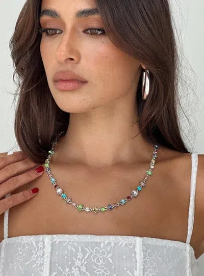 Princess Polly Malakhy Jewel Necklace In Multi