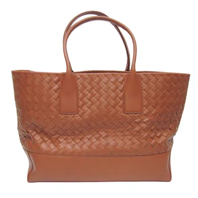 Bottega Veneta Intrecciato Brown Leather Tote Bag ()