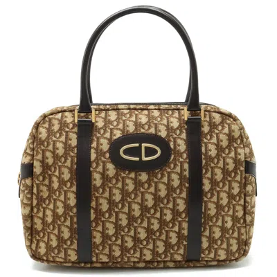 Dior Bowling Beige Canvas Tote Bag () In Brown