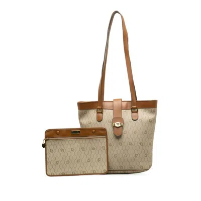 Dior Trotter Beige Canvas Tote Bag ()