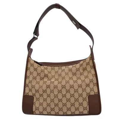 Gucci Brown Canvas Tote Bag ()