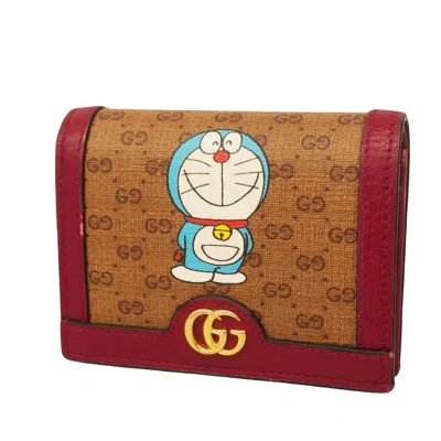 Gucci Brown Canvas Wallet  ()