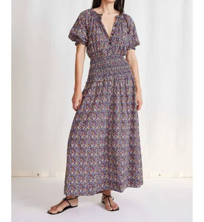 Apiece Apart Marca Floral-print Midi Dress In Multi