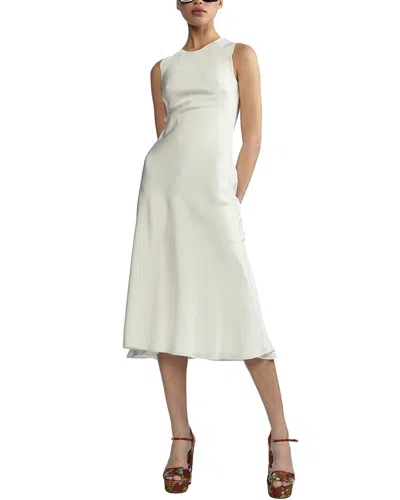 Cynthia Rowley Claudia Silk Dress In White