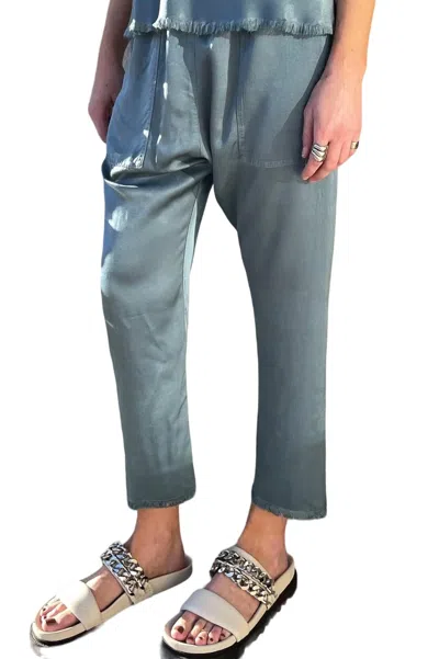 Pharaoh Erika Drop Pant In Sea In Gold