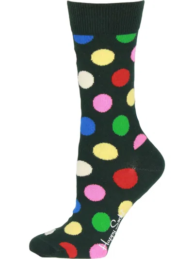 Happy Socks Womens Polka Dot Holiday Crew Socks In Multi