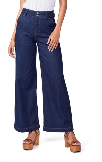 Paige 30" Harper Double Button Angled Pockets Jeans In Baltimore In Multi