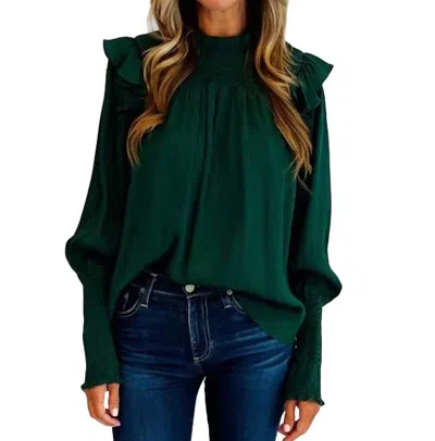 Willa Story Cates Top In Green