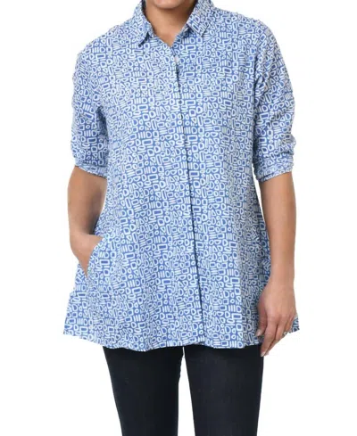 Tulip Clothing Logan Shirt In Feel The Void In Multi