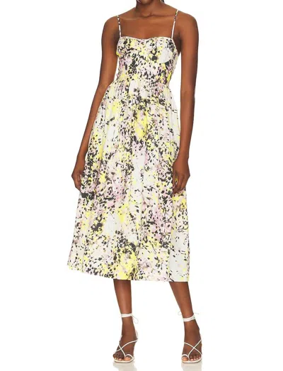 Karina Grimaldi Allegra Print Midi Dress In Multy In Multi