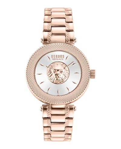 Versus Brick Lane Bracelet Watch In Rose Gold