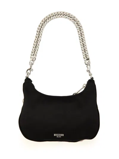 Moschino Bag With Chain In Black