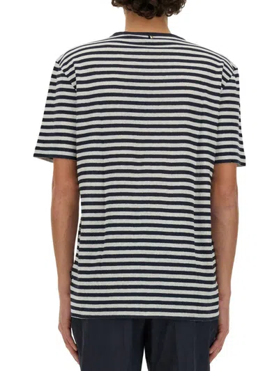 Hugo Boss Boss Striped T-shirt In Gold