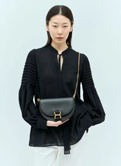 Chloé Women Marcie Chain Flap Bag In Black