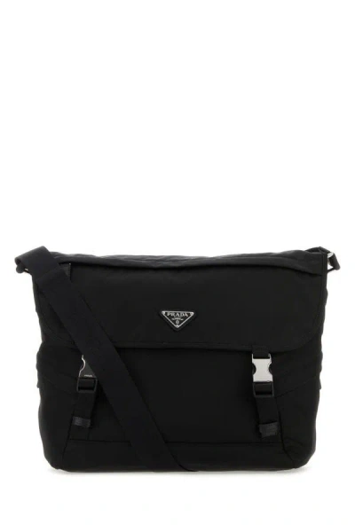 Prada Man Black Re-nylon Crossbody Bag