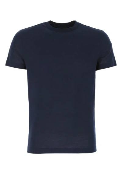 Prada Man Navy Blue Cotton T-shirt Set