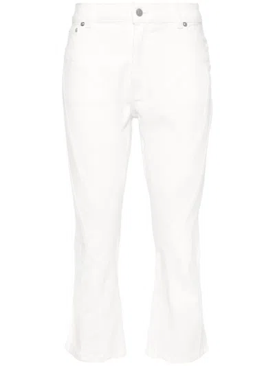 Mugler Pre Denim Skinny Jeans In White