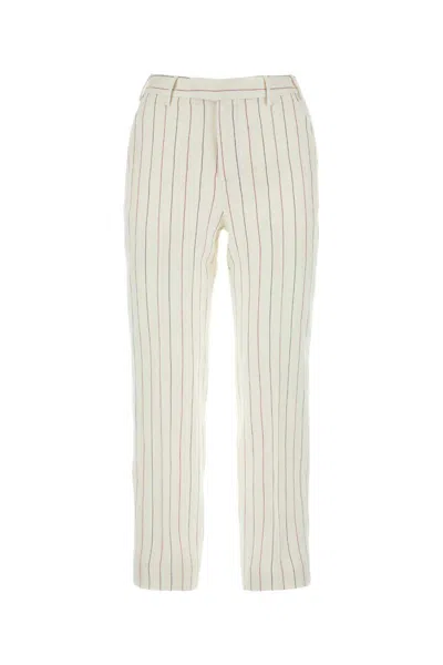 Pt Torino Trousers In Stripped