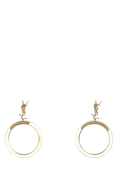 Saint Laurent Earrings In Gold