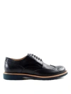 TOD'S LEATHER DERBY BROGUE SHOES,7793391