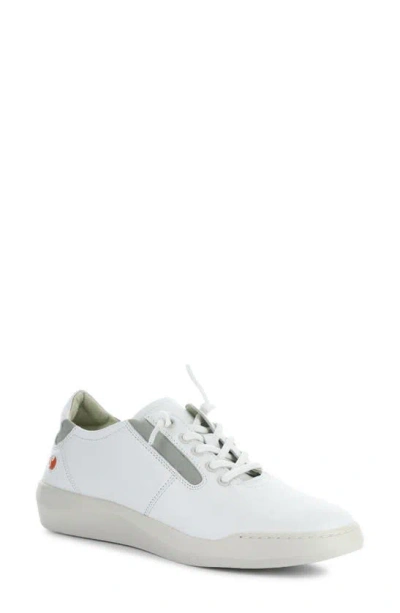 Softinos By Fly London Binn Trainer In White Smooth
