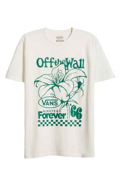 Vans Petal & Pest Cotton Graphic T-shirt In Marshmallow