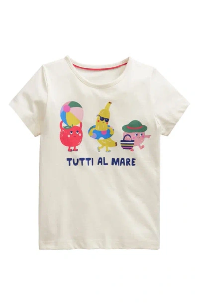 Mini Boden Kids' Cotton Graphic T-shirt In Fountain Green Ice Cream