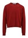 GOLDEN GOOSE RED WOOL SWEATER,7792745