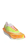 Adidas By Stella Mccartney Earthlight Pro Running Shoe In Signal Green/orange/ White
