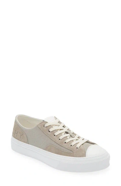 Givenchy City Low Sneaker In Medium Grey