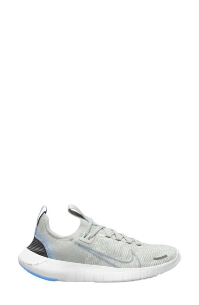 Nike Free Run Flyknit Next Nature Running Shoe In Grey