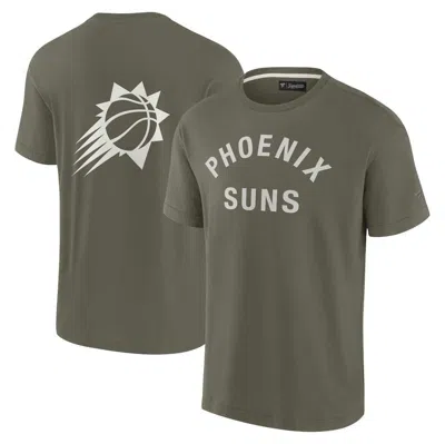 Fanatics Signature Unisex  Olive Phoenix Suns Elements Super Soft Short Sleeve T-shirt