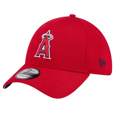 New Era Red Los Angeles Angels Active Pivot 39thirty Flex Hat