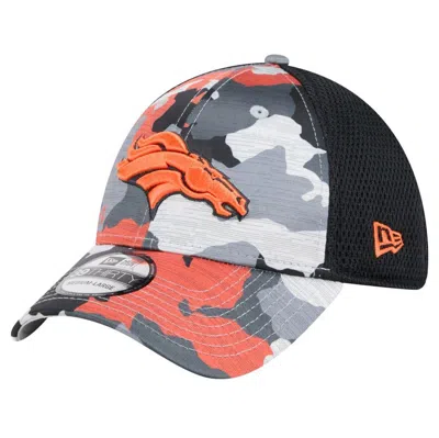 New Era Men's Camo/black Denver Broncos Active 39thirty Flex Hat In Camo Black