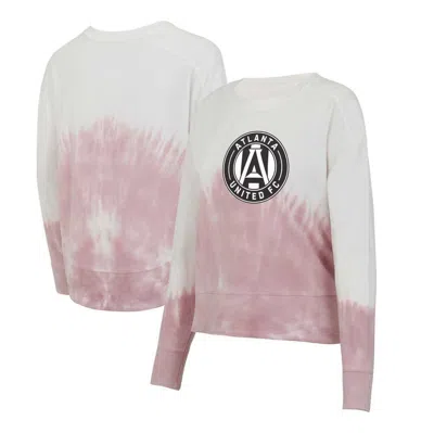 Concepts Sport Pink/white Atlanta United Fc Orchard Tie-dye Long Sleeve T-shirt