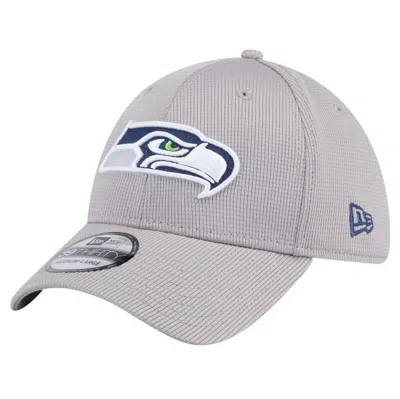 New Era Gray Seattle Seahawks Active 39thirty Flex Hat