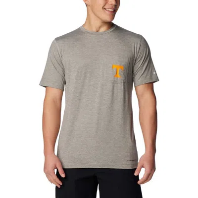 Columbia Gray Tennessee Volunteers Tech Trail Omni-wick T-shirt