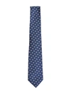 GUCCI DOUBLE G PATTERN SILK TIE,444421 4E0024178