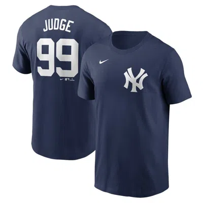 Nike Aaron Judge New York Yankees Fuse  Men's Mlb T-shirt In Blue