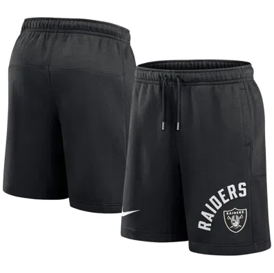 Nike Black Las Vegas Raiders Arched Kicker Shorts
